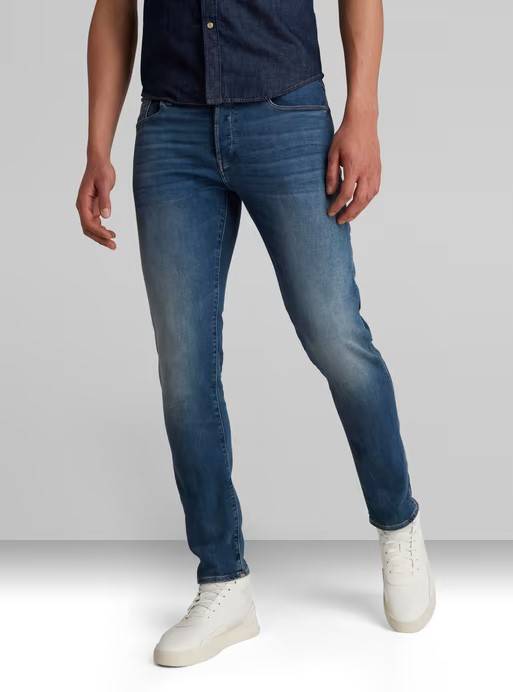 Jeans G-Star 3301 Slim Bleu Homme