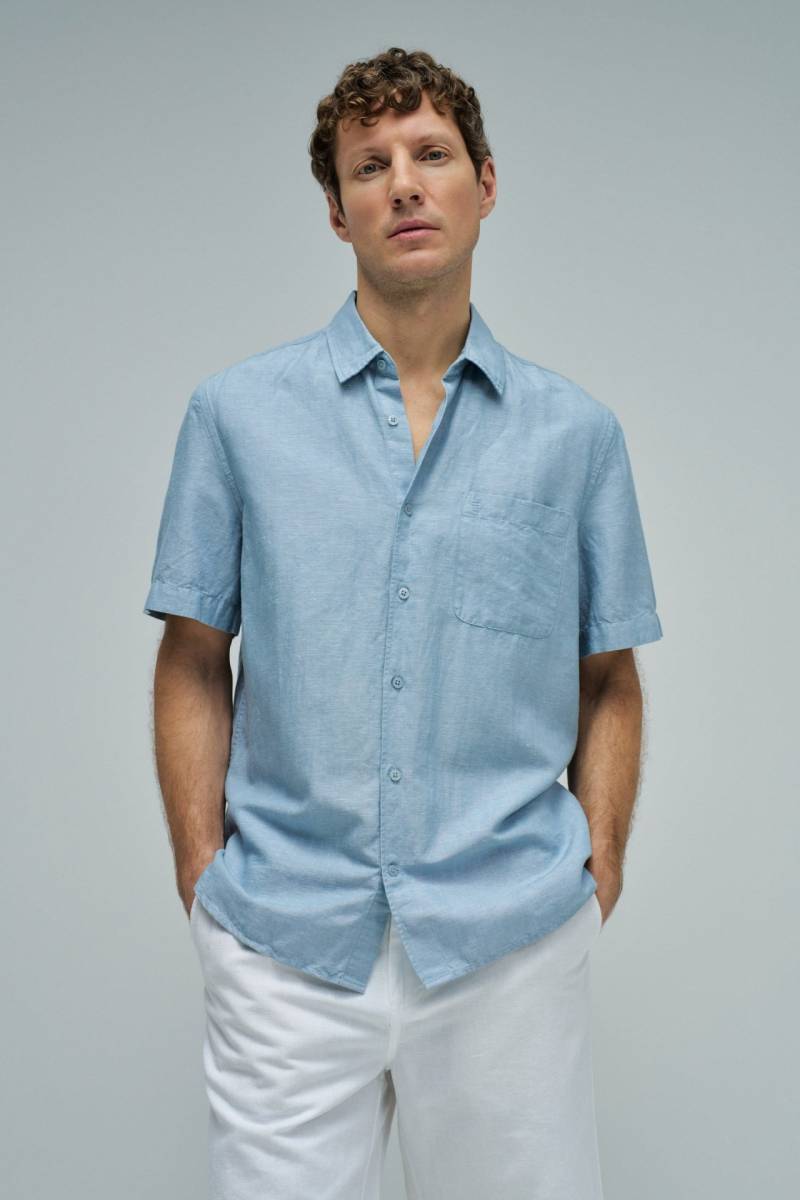 Chemise manches courtes bleu - Salsa Jeans