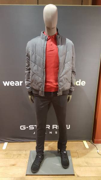 Blouson racer matelassé Calvin Klein