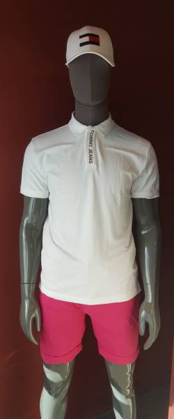 Polo blanc Tommy Jeans à Nîmes