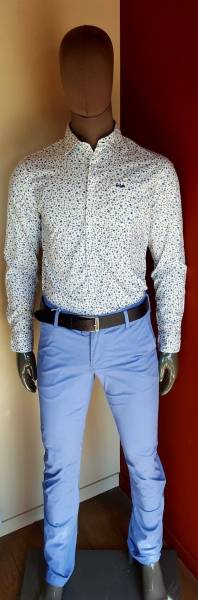 Pantalon chino bleu Lee Cooper