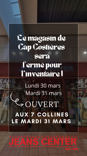 INVENTAIRE FERMETURE Cap Costières